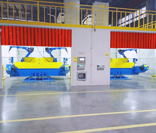 雙機(jī)水平三軸焊接工作站